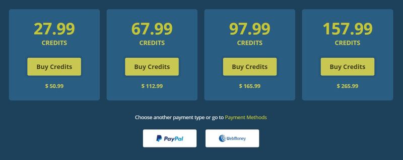 Buy credits safely through your PayPal account on ImLive.com