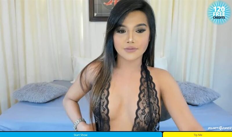 Sexy shemale cam2cam shows at Flirt4Free.com