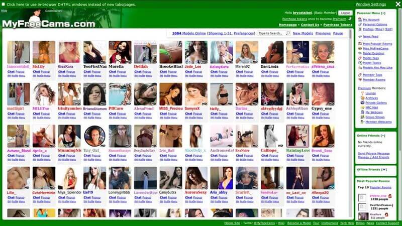 Live MyFreeCams Site