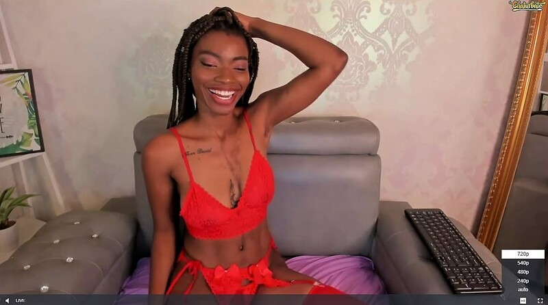 Chaturbate is home to many Ebony cam girls and you can pay with Bitcoin