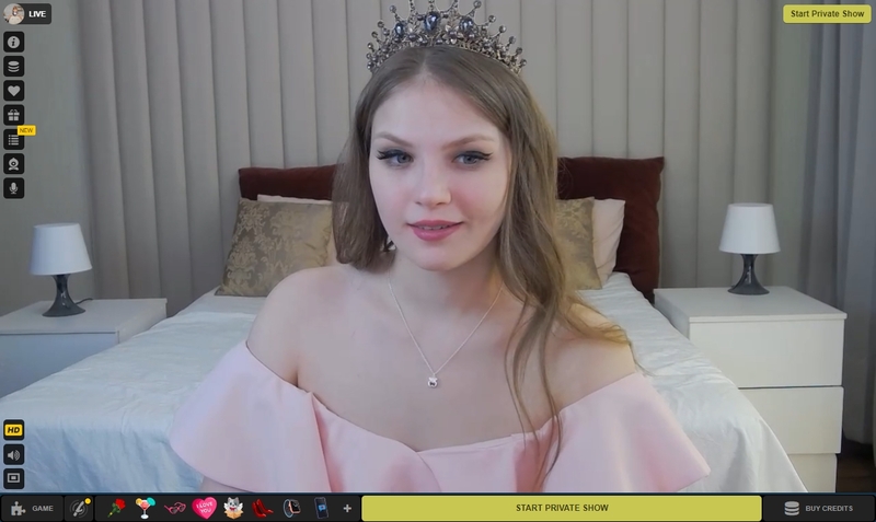 LivePrivates offers HD webcam rooms for cheap prices that can be paid by using PayPal