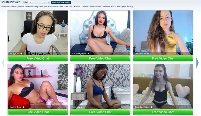 Watch six cam girls at the same time on ImLive.com
